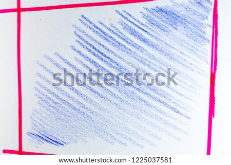 Abstract of color lines on a white background