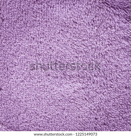 Violet  towel texture. Violet  bath towel background.