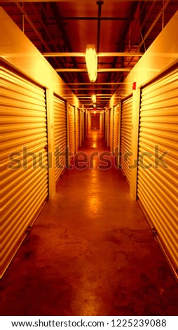 Scary orange corridor