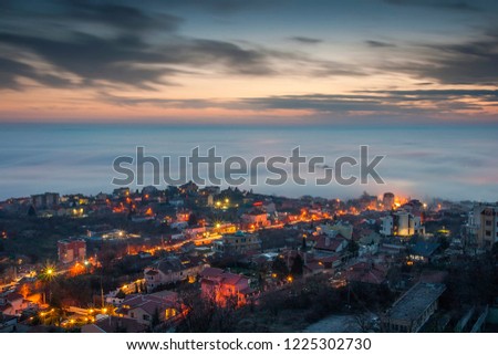Foggy Sunset in Varna