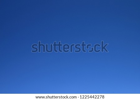 Blue sky at the Grand Teton National Park