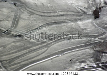 closeup pictures of ice in a bright winter day