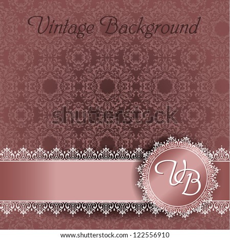 lace background with space for text