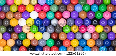 background. colour pencils