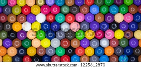 background. colour pencils
