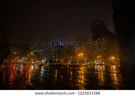 Denver Rainy Night