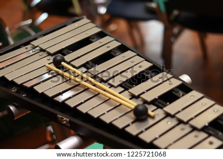 Music Instrument glockenspiel Royalty-Free Stock Photo #1225721068