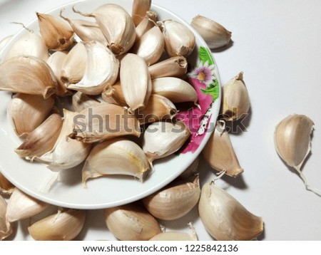 Garlic picture background