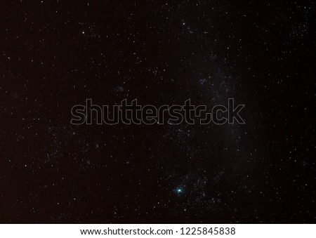 Tarantula nebula at the southern sky