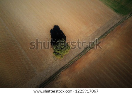 Landscapes in Germany from above