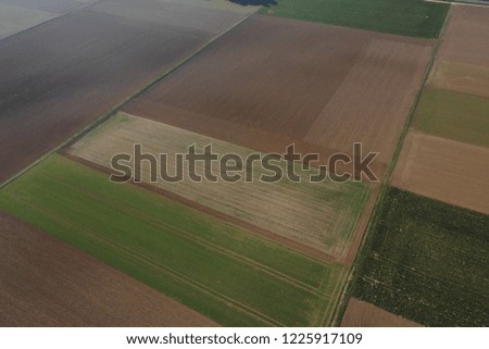 Landscapes in Germany from above