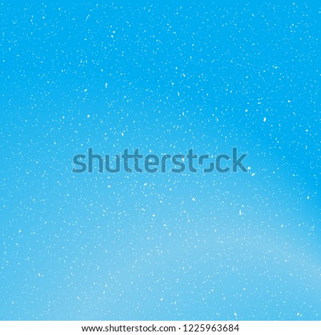 Abstract winter blue grainy background. Vector illustration.