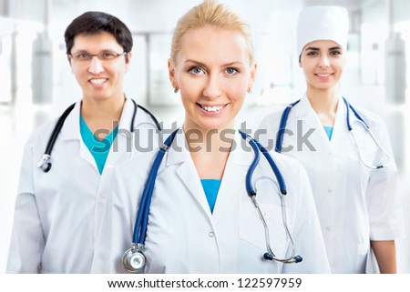 Medical doctors at a hospital