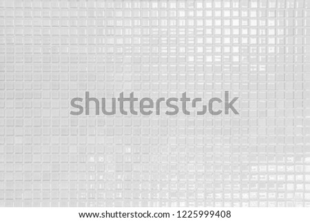 White and Grey ceramic wall and floor tile abstract background. Design geometric mosaic texture for the decoration of the bedroom. Simple seamless pattern for backdrop advertising banner poster or web