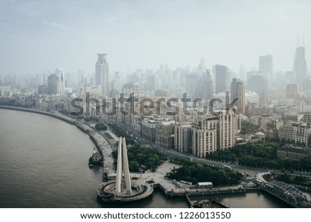 Shanghai Skyline dust