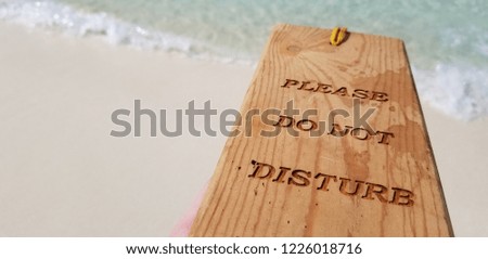 concept for social networks "please do not disturb"