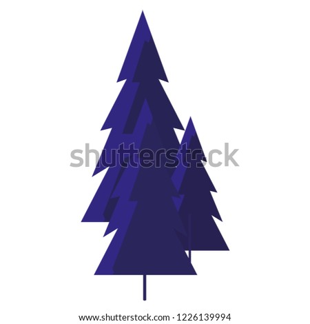 pines trees design