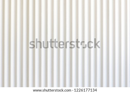 White zinc sheet background and texture.