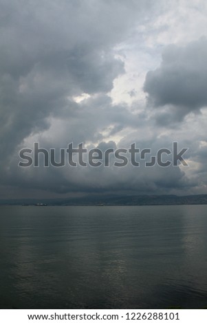 Cloudy Day In Marmara Sea