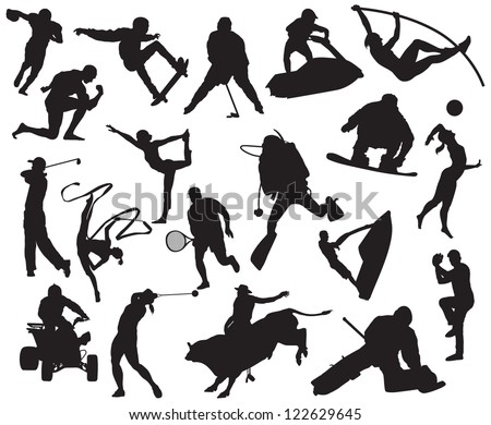 Extreme Sport Silhouettes