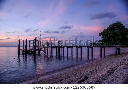 Purple Sunset on Fitzroy Island