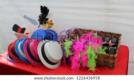 Colorful Photo Booth Props