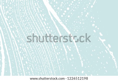 Grunge texture. Distress blue rough trace. Cute background. Noise dirty grunge texture. Resplendent artistic surface. Vector illustration.