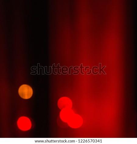 festive light illumination and light spots. Blurred background.