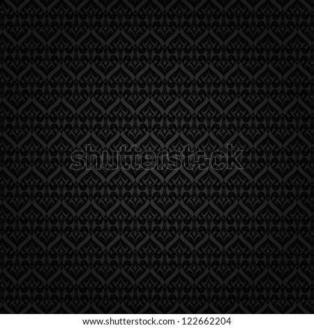 Vector illustration. Dark wallpaper. Seamless pattern