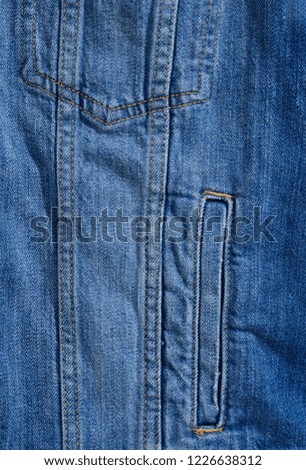 close up -blue jacket jeans texture
