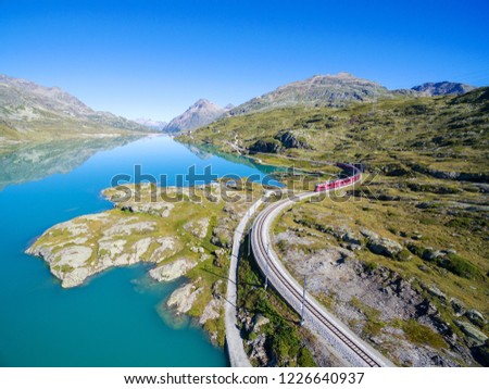 
Bernina Express - Bernina Pass (CH) Royalty-Free Stock Photo #1226640937