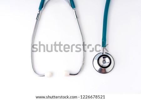 stethoscope for doctor and medical nursing people check up healing of patients in hospital.