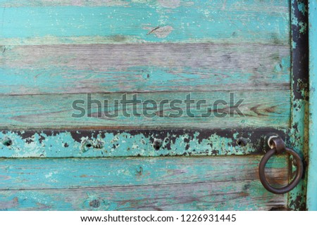                      Beautiful wooden green, blue, turquoise, mint background for design, banner and layout.                