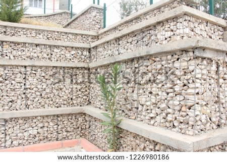 stone fill wall