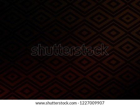 Dark Black vector layout with lines, rectangle. Colorful lines, squares on abstract background with gradient. Pattern for websites, landing pages.