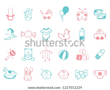 infant Icon set 