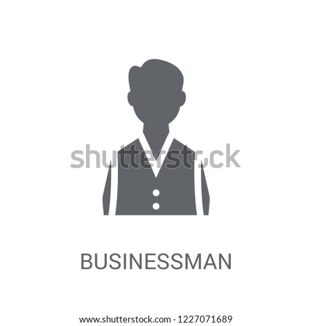 Businessman professional icon. Trendy Businessman professional logo concept on white background from Startup Strategy and Success collection. Suitable for use on web apps, mobile apps and print media.