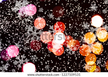 Abstract bokeh background. Christmas Glittering background. Abstract christmas background. 