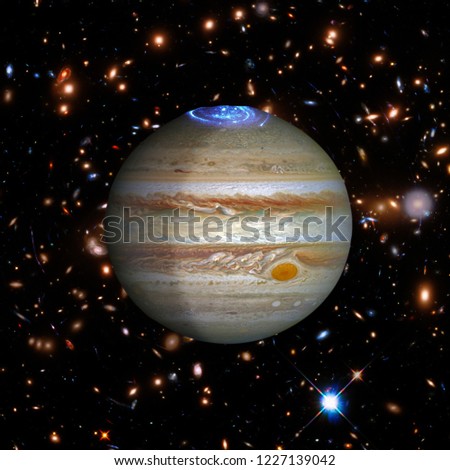 Jupiter. The elements of this image furnished by NASA.
