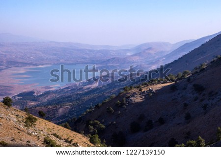 Lebanese landscape, Bekaa Valley, Beqaa Valley, Baalbeck, Lebanon.