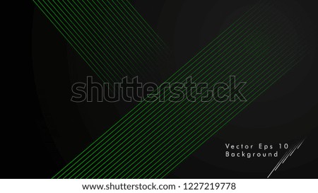 abstract black background with diagonal lines, green color