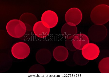 Light spots on a dark background