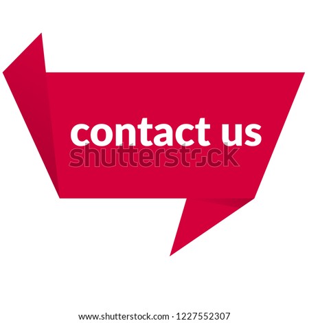 contact us sign,label. contact us  speech bubble. contact us tag sign,banner