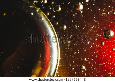 background texture water drops macro concept. close-up. background image. design, paint. Planets, universe, space, constellation. atoms, molecules, physics