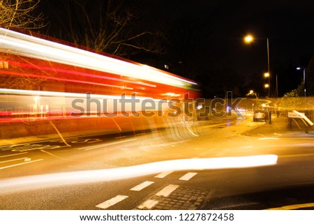 Slow Shutter Speed Traffic 
