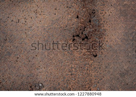 Old rusted iron surface