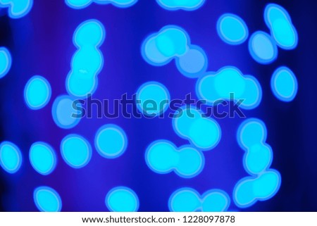 Blue-Violet Vintage Lights Background. Defocused