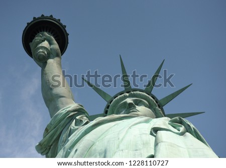 Statue of Liberty in New York, USA.
