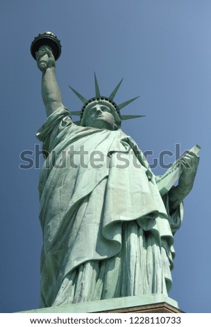 Statue of Liberty in New York, USA.