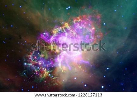 Incredibly beautiful galaxy many light years far from the Earth. Elements of this image furnished by NASA